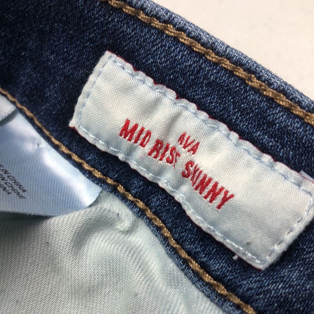 LUCKY BRAND AVA MID-RISE SKINNY JEANS 10/30x26 🍀 - Picture 4 of 15